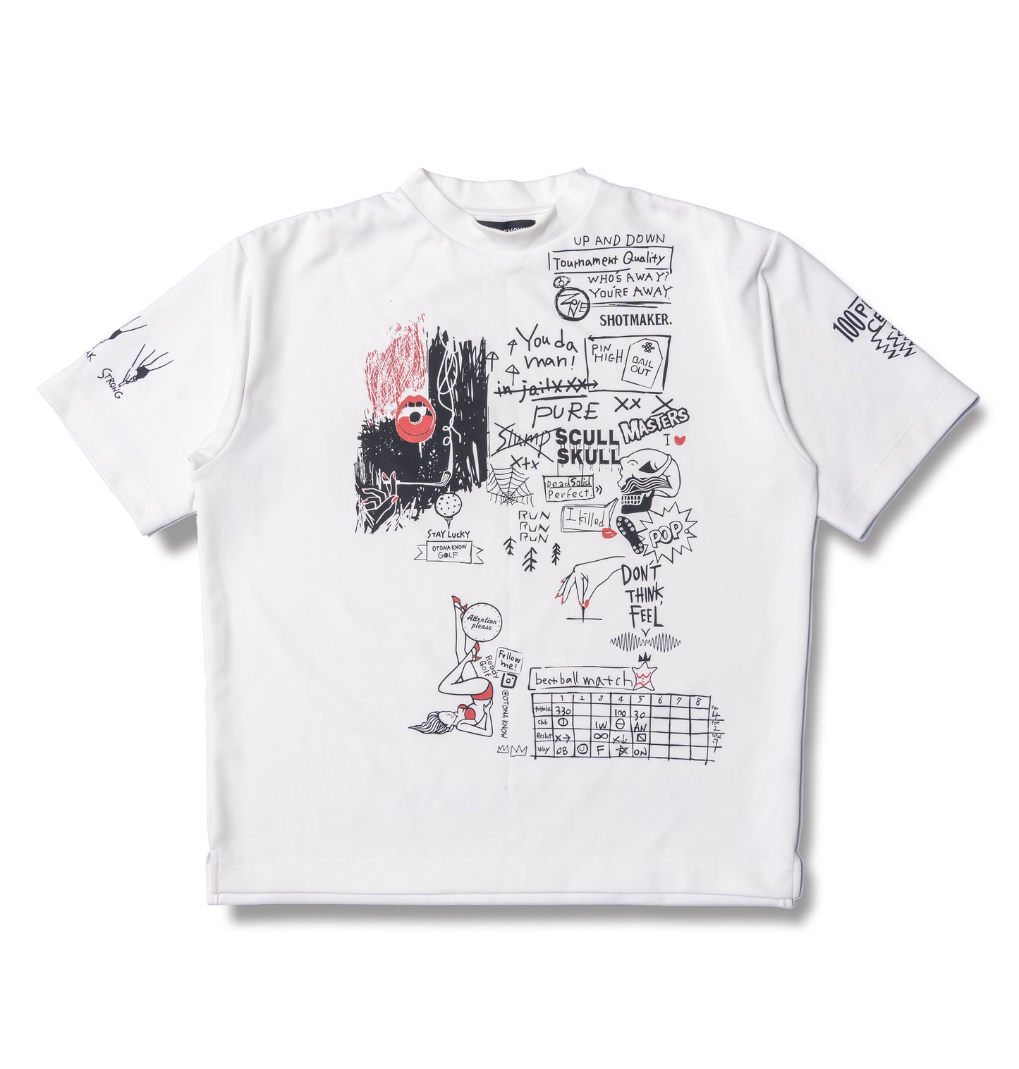 MOCK NECK PULLOVER /SHORT SLEEVE