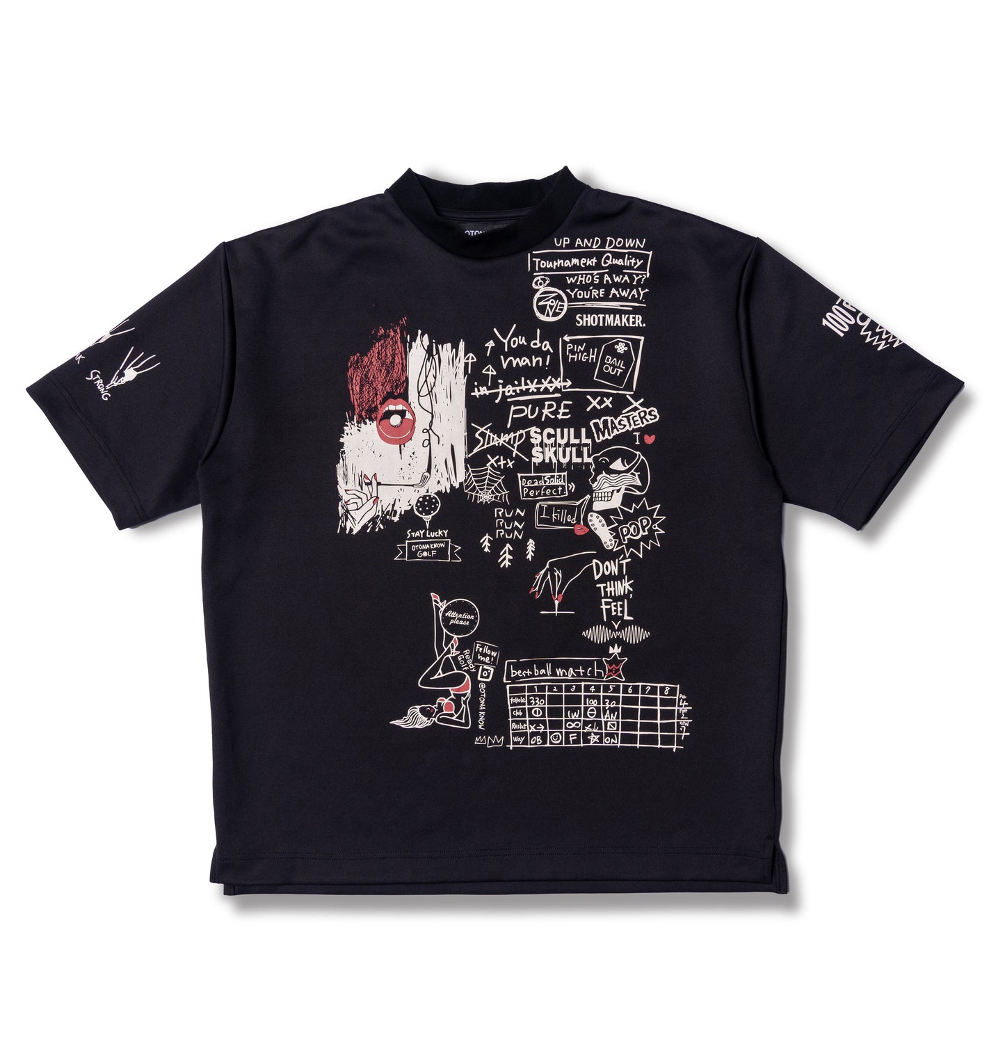 MOCK NECK PULLOVER SHORT SLEEVE
