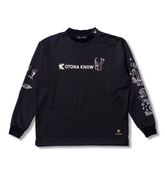 【オトナノロゴ】MOCK NECK PULLOVER L/S